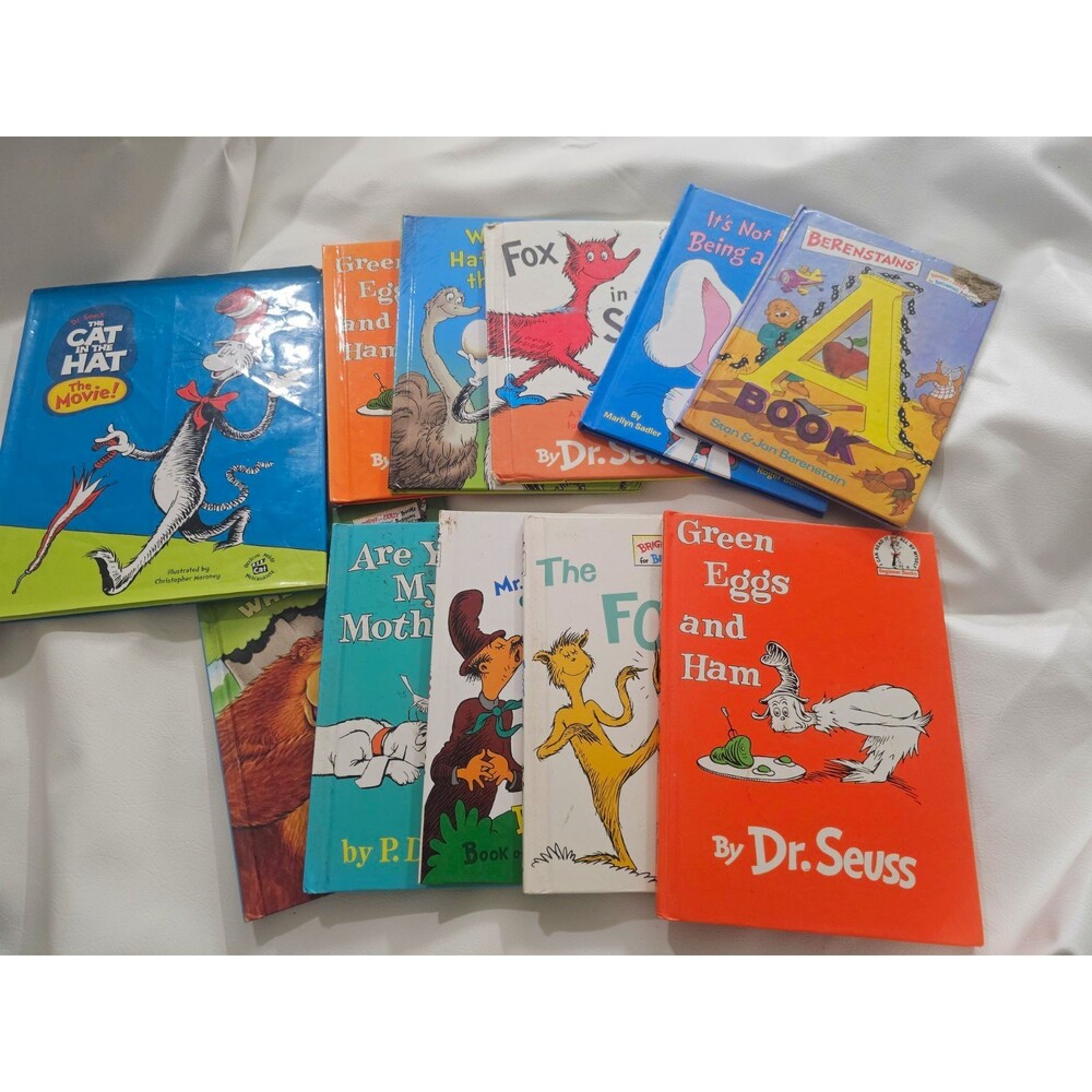 Dr. Seuss Bright & Early Hardcover Picture Book Lot, Ages 4-8 Lot of 11 Books